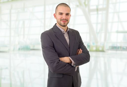 happy business man portrait at the office