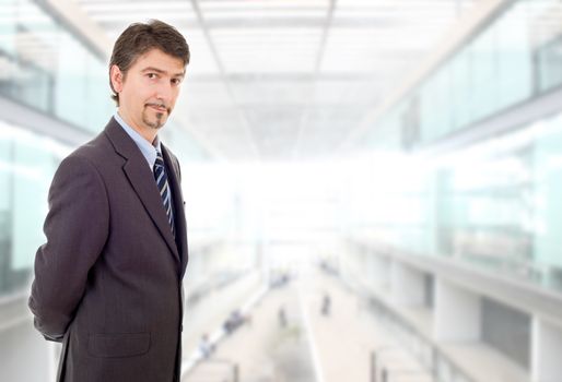 happy business man portrait at the office