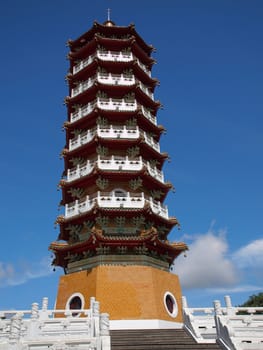 The famous Ci En Pagoda at Sun Moon Lake
