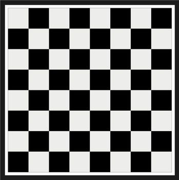 empty chess board. chess board on white background. flat style. chess board icon for your web site design, logo, app, UI. chess board symbol.