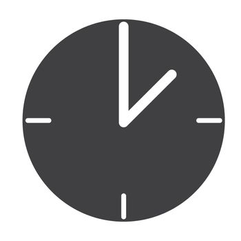 clock web icon flat design style. clock signclock web icon on white background. flat style. clock web icon for your web site design, logo, app, UI. clock symbol..