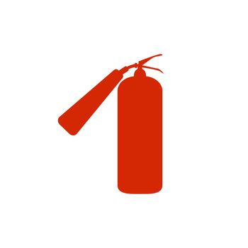 fire extinguisher icon illustration.  fire extinguisher sign. flat style.