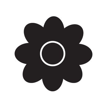 flower icon on white background. flower sign. background. flat style. flower icon for your web site design, logo, app, UI. 