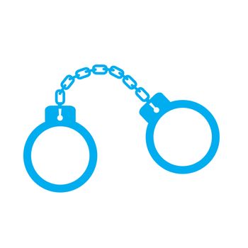 handcuffs icon on white background. flat style. handcuffs icon for your web site design, logo, app, UI. handcuffs symbol. 