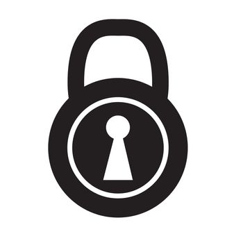 lock icon on white background. lock sign.

lock icon on white background. flat style. lock icon for your web site design, logo, app, UI. lock symbol. 