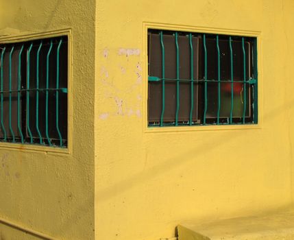 -- the corner of an old Chinese house
