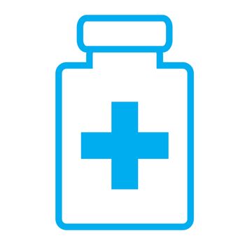 medical bottle icon on white background. flat style. medical bottle icon for your web site design, logo, app, UI. medical bottle symbol.