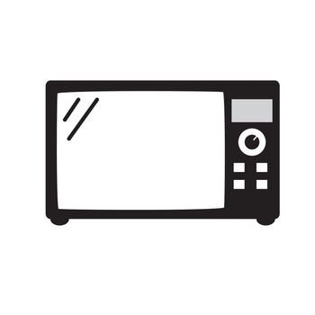 microwave icon on white background. flat style. microwave icon for your web site design, logo, app, UI. microwave sign. 