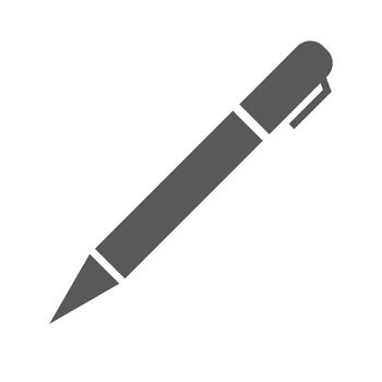 pen airplane icon on white background. flat style. pen airplane icon for your web site design, logo, app, UI. pen symbol.