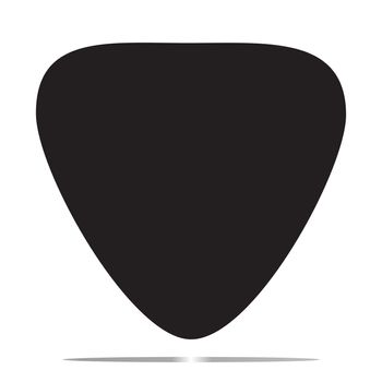 guitar pick icon on white background. flat style. guitar pick icon for your web site design, logo, app, UI. guitar pick symbol.