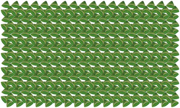 digital textile design of leaves