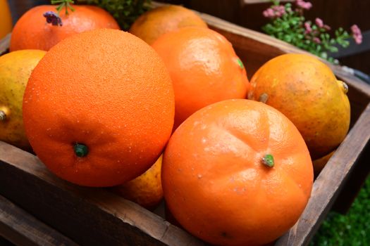 Healthy food, background. Orange