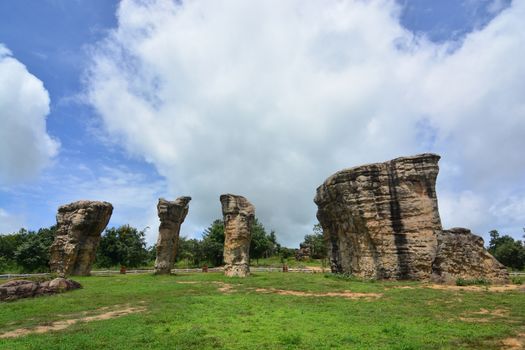 THE STONEHENGE OF THAILAND at Phu Lan Kha National Park, Mueng Chaiyaphum, Thailand