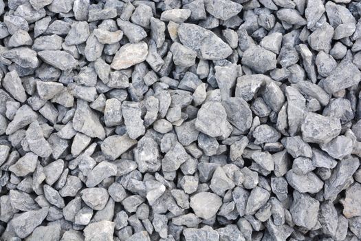 close up grey granite gravel background for mix concrete in construction industrial