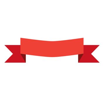 red banner ribbon and label on white background. red banner ribbon and label sign. red banner ribbon.