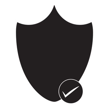 security shield icon on white background. flat style. security shield icon for your web site design, logo, app, UI. security shield symbol.