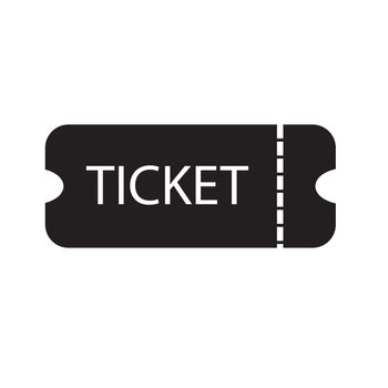 ticket icon on white background. flat style. ticket icon for your web site design, logo, app, UI. ticket symbol.