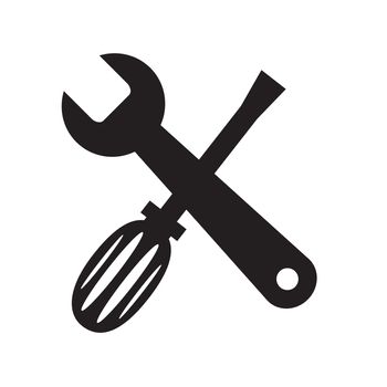 tools icon on white background. flat style. tools icon for your web site design, logo, app, UI. tools symbol.