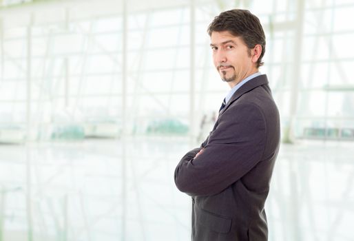 young business man portrait at the office