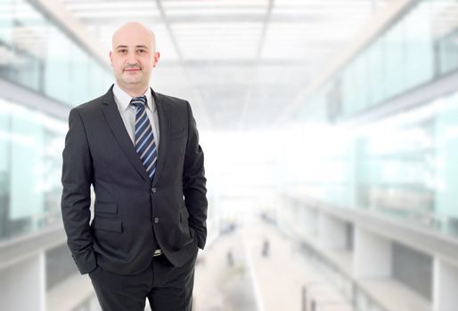 happy business man portrait at the office