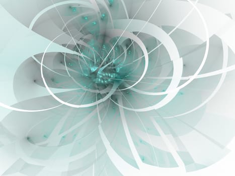Gentle and soft fractal flowers computer generated image for logo, design concepts, web, prints, posters. Flower background