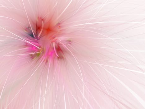 Pink gentle and soft fractal flowers computer generated image for logo, design concepts, web, prints, posters. Flower background