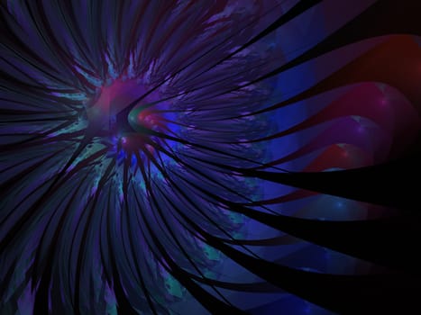 Gentle and soft fractal flowers computer generated image for logo, design concepts, web, prints, posters. Flower background