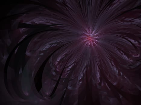 Purple gentle and soft fractal flowers computer generated image for logo, design concepts, web, prints, posters. Flower background