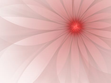 Gentle and soft fractal red flowers computer generated image for logo, design concepts, web, prints, posters. Flower background