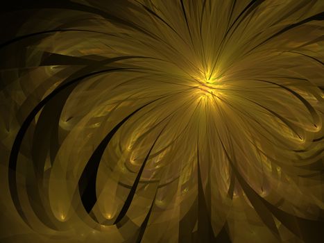Gentle and soft fractal flowers computer generated image for logo, design concepts, web, prints, posters. Flower background