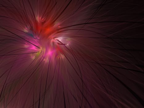 Gentle and soft fractal pink flowers computer generated image for logo, design concepts, web, prints, posters. Flower background