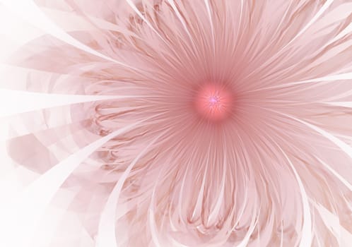 Gentle and soft fractal flowers computer generated image for logo, design concepts, web, prints, posters. Flower background