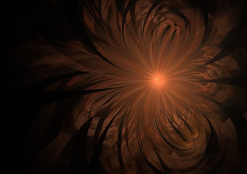 Gentle and soft fractal flowers computer generated image for logo, design concepts, web, prints, posters. Flower background
