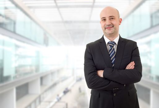 happy business man portrait at the office