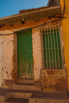 Trinidad, Cuba. Local street in the old Cuban city included in UNESCO.