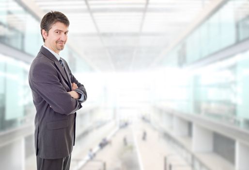 happy business man portrait at the office