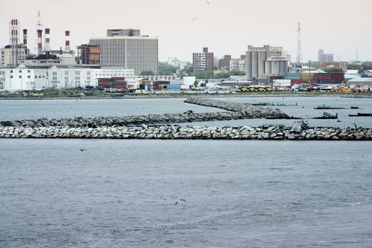 View To The Port Of Montevideo, Uruguay