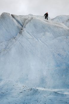 Ice climbing Mendenhall Glacier, Juneau, Alaska