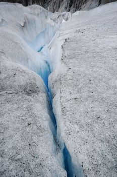 Moulin at Mendenhall Glacier, Juneau, Alaska