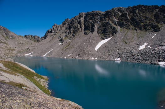 lake of pierre rouge,val d'aosta,italy