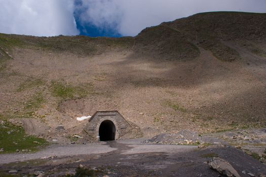 tunnel of parpaillon,crevoux,hautes alpes,france