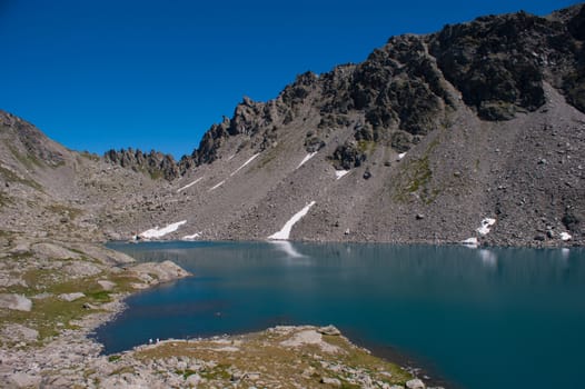 lake of pierre rouge,val d'aosta,italy