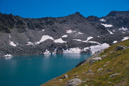 lake of pierre rouge,val d'aosta,italy