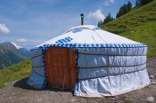 yurt,val ferret,valais,swiss