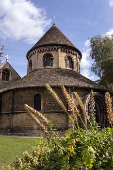 The Church of the Holy Sepulchre, dating from medieval times and known locally as the Round Church, Cambridge.