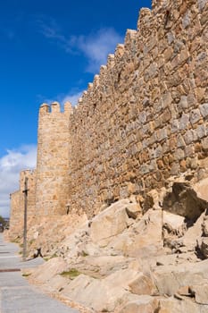 Ancient fortification of Avila, Castile and Leon, Spain