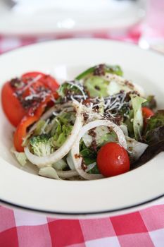 ceacar salad in close up