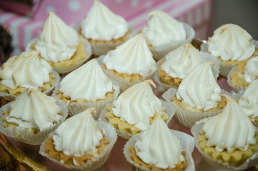 Lemon cake with chantilly