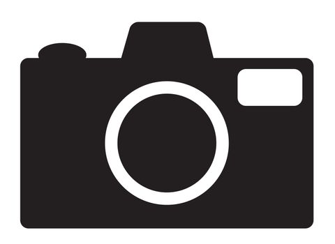 camera lens icon on white background. flat style. camera lens icon for your web site design, logo, app, UI. photography symbol.