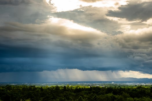 thunder storm sky Rain clouds